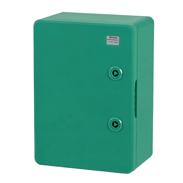 BOXEXPERT® Verteilerkasten aussen wasserdicht [ABS Kunststoff IP65 Gehäuse] grün (Serie Fleet) 350x2