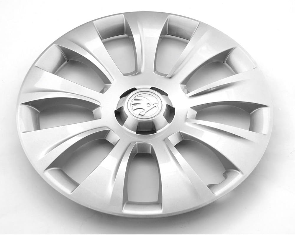 Skoda 565071457Z31 Radkappen (4 Stück) Radblenden 17 Zoll Borneo Radzierblenden *** 6.5Jx17 Stahlfel