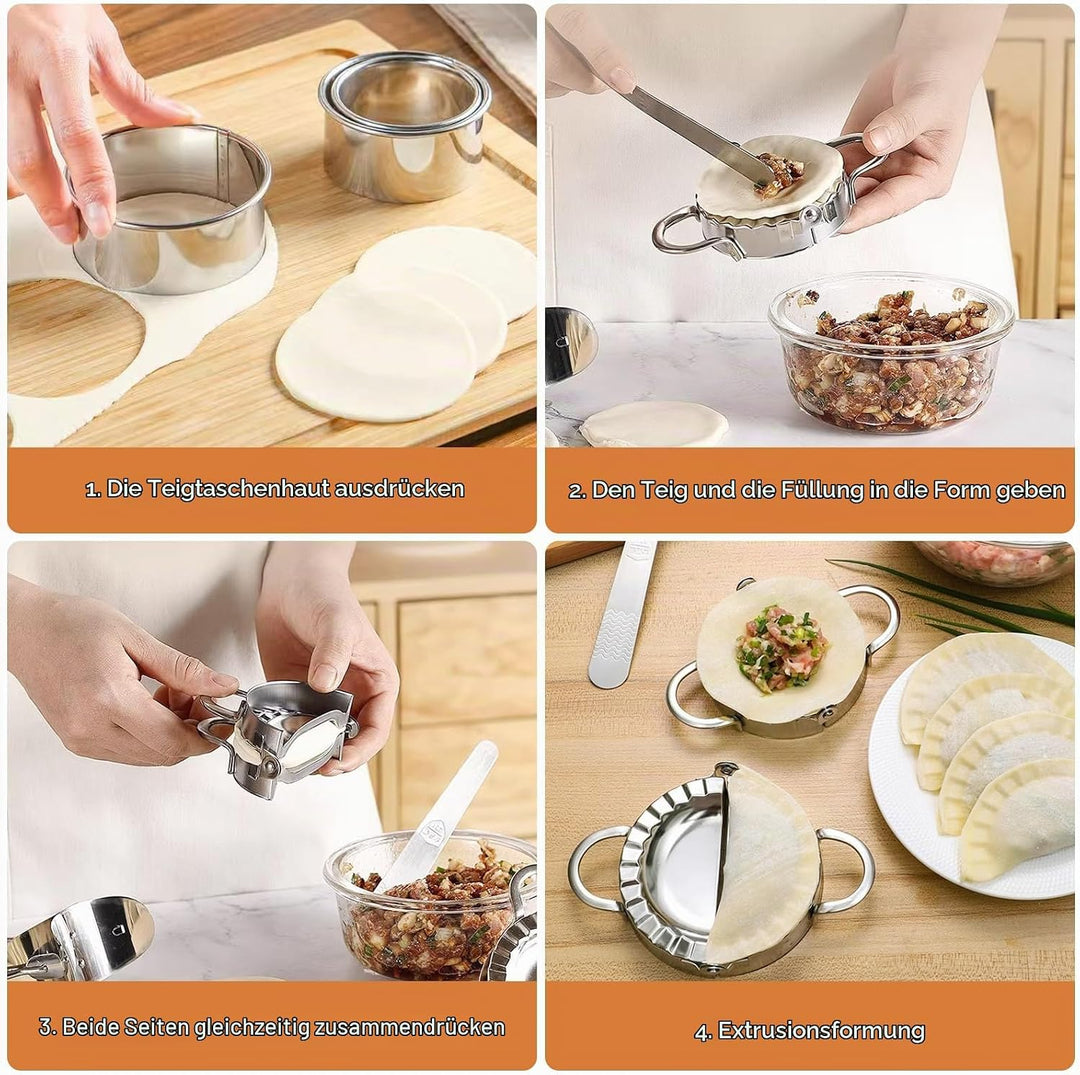 7 pieces ravioli shaper,dumpling maker,ravioli ausstecher,teigtaschenformer