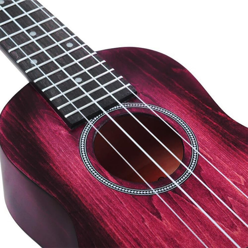 Winzz 21" Sopran Ukulele Anfänger Set Kinderm Erwachsene, Einzigartiges Farbdesign, mit Tasche, Stim