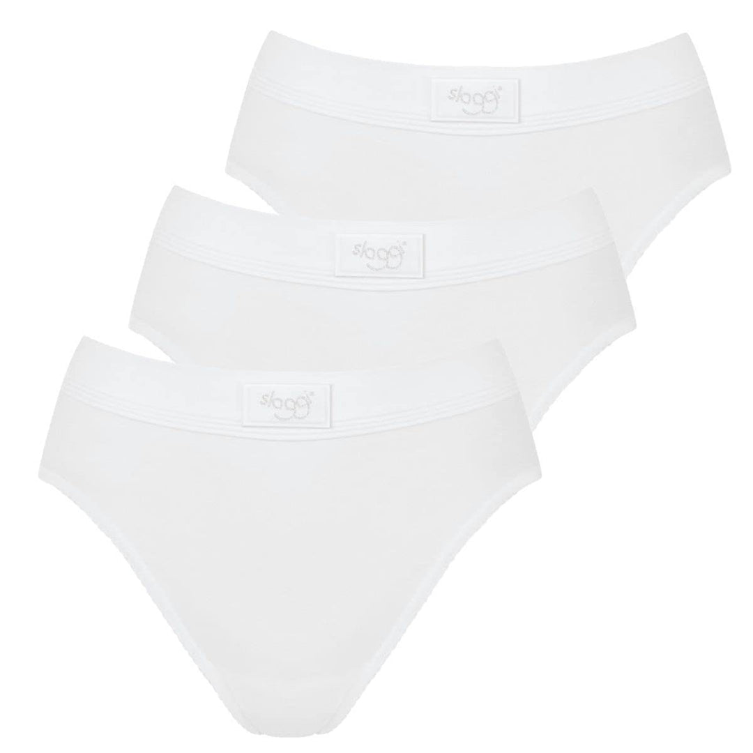 Sloggi Damen sloggi Double Comfort Tai Taillenslip 38 3x Weiss (White), 38 3x Weiß (White)