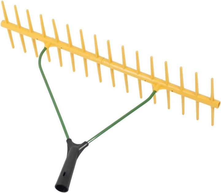 Rekord Rechen mit 2x16 Zinken aus Kunststoff, zweiseitig ohne Stiel Breite: 64 cm Gartenrechen, Heur