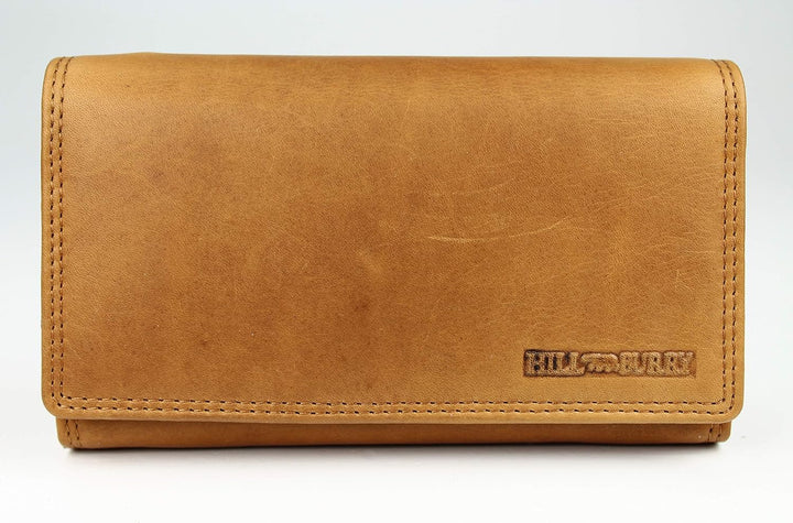 Hochwertige grosse Vintage Leder Damen Geldbörse Portemonnaie Portmonee Frauen Geldbeutel aus weiche