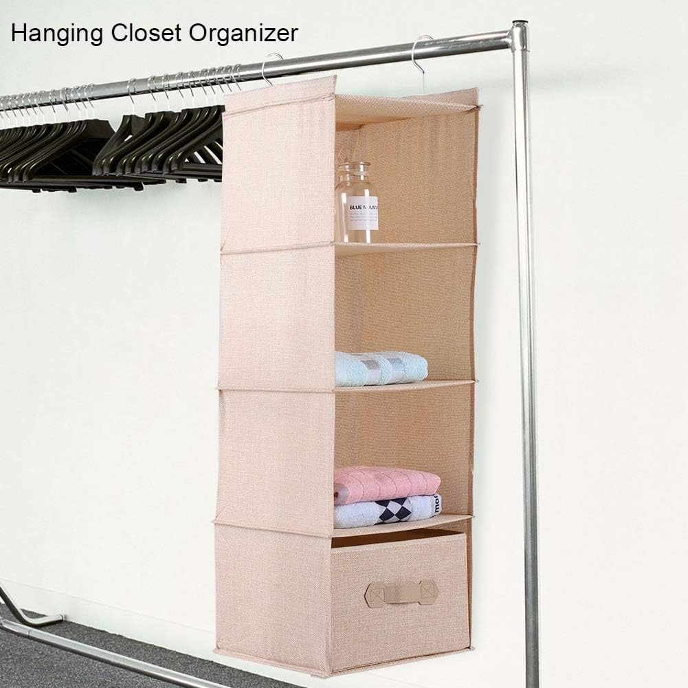 Alvinlite Hängender Kleiderschrank Organizer Aufbewahrungsorganisator Kleiderständer Regale mit Schu