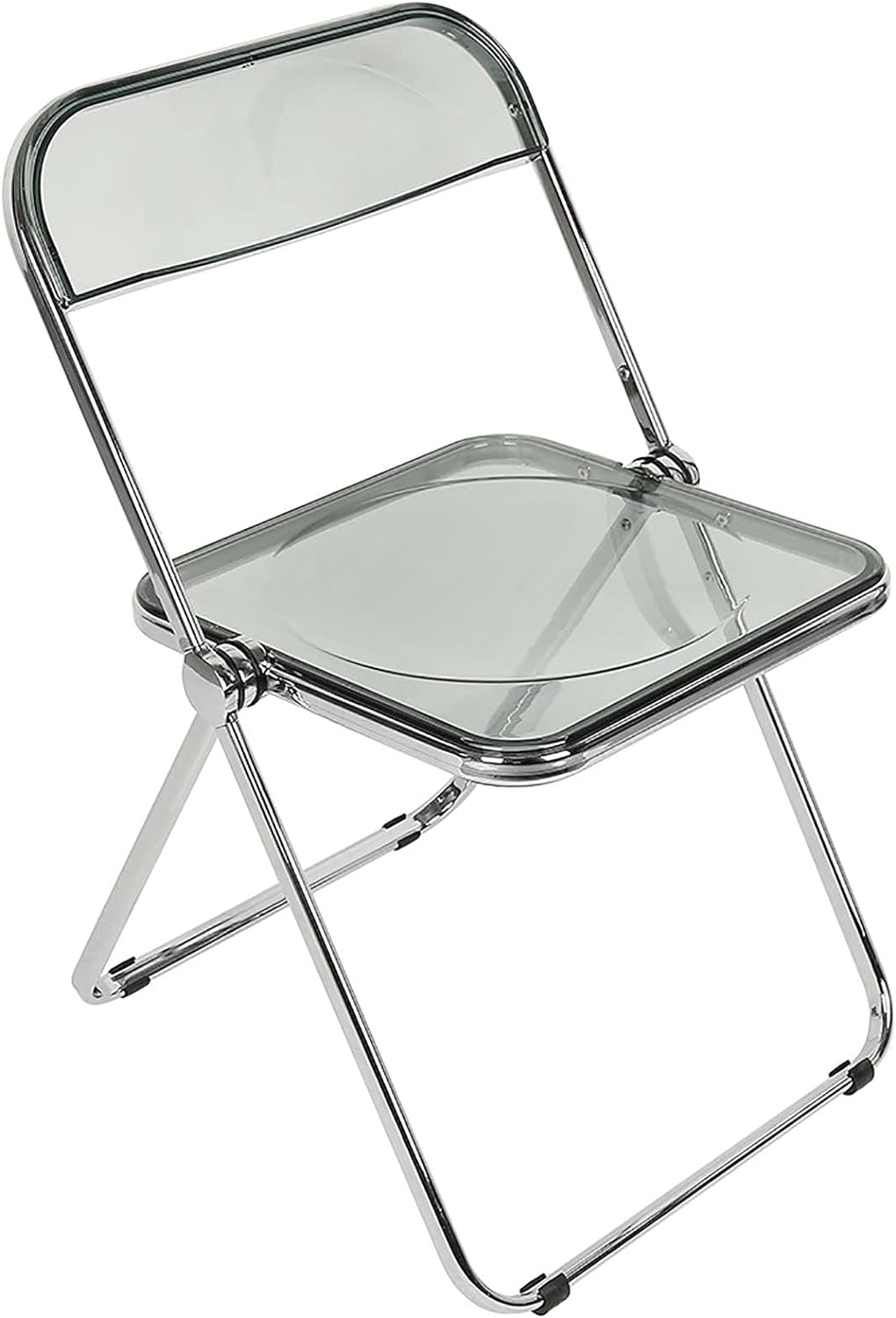 homewell Klappstuhl Angelstuhl Faltstuhl Acryl Campingstuhl praktisch robust leicht (grau 1 Stuhl),