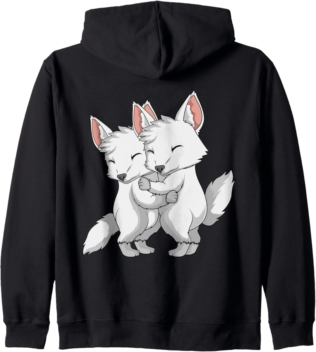Polarfuchs Eisfuchs Schneefuchs Kapuzenjacke