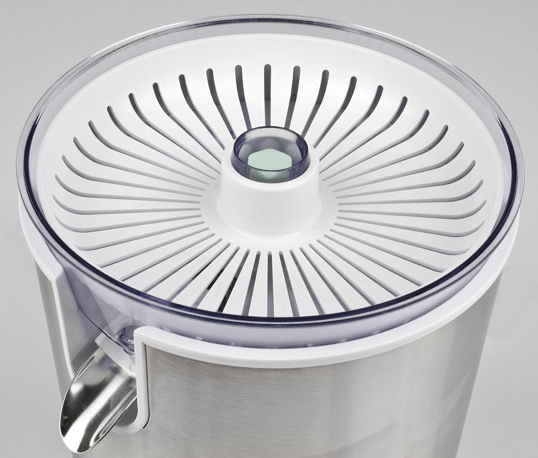 Girmi SR54 Zitruspresse, 150-cc-Kapazität, 60 W, Zwei Kegel für Zitrusfrüchte, Tropfstopp-Ausgiesser