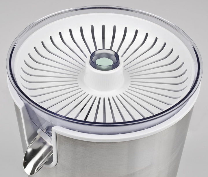 Girmi SR54 Zitruspresse, 150-cc-Kapazität, 60 W, Zwei Kegel für Zitrusfrüchte, Tropfstopp-Ausgiesser