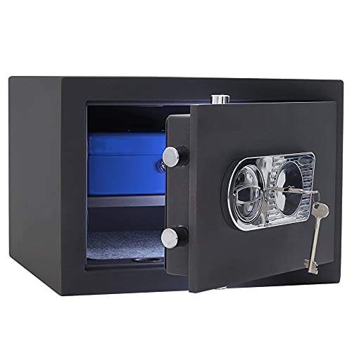 SafeHero Möbeltresor Klasse 1 EN 1143-1 Secureo Falcon 2 | H300xB420xT390 mm | 38 kg | Doppelbartsch