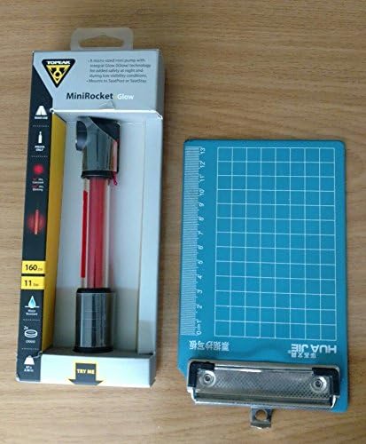 Topeak Mini Luftpumpe Rocket iGlow mit Beleuchtung, schwarz, TIG-MR01