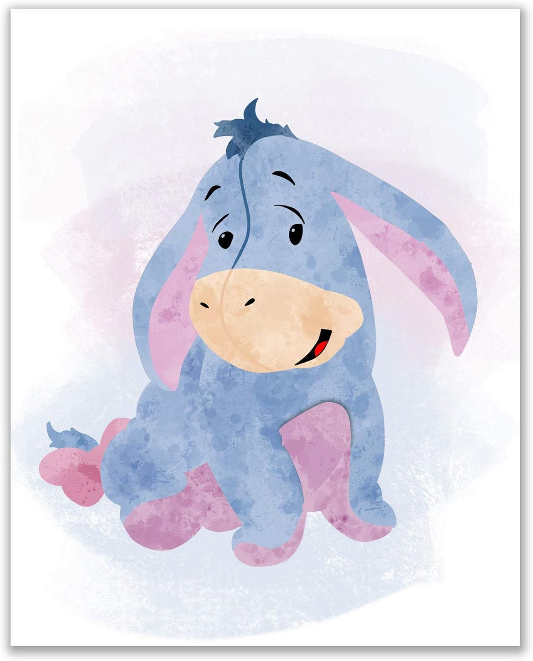 Winnie Puuh Aquarell-Kunstdrucke für Kinderzimmer, Set mit 5 Fotos – 20,3 x 25,4 cm, Ferkel, Tigger