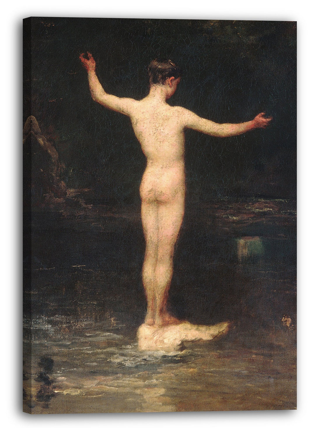 Printed Paintings Leinwand (70x100cm): William Morris Jagd - Die Badenden 70x100 cm, 70x100 cm