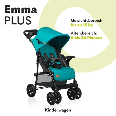 LIONELO Emma Plus Kinderwagen bis zu 15 kg, Kindersportwagen, leicht modern klein Buggy mit Liegepos