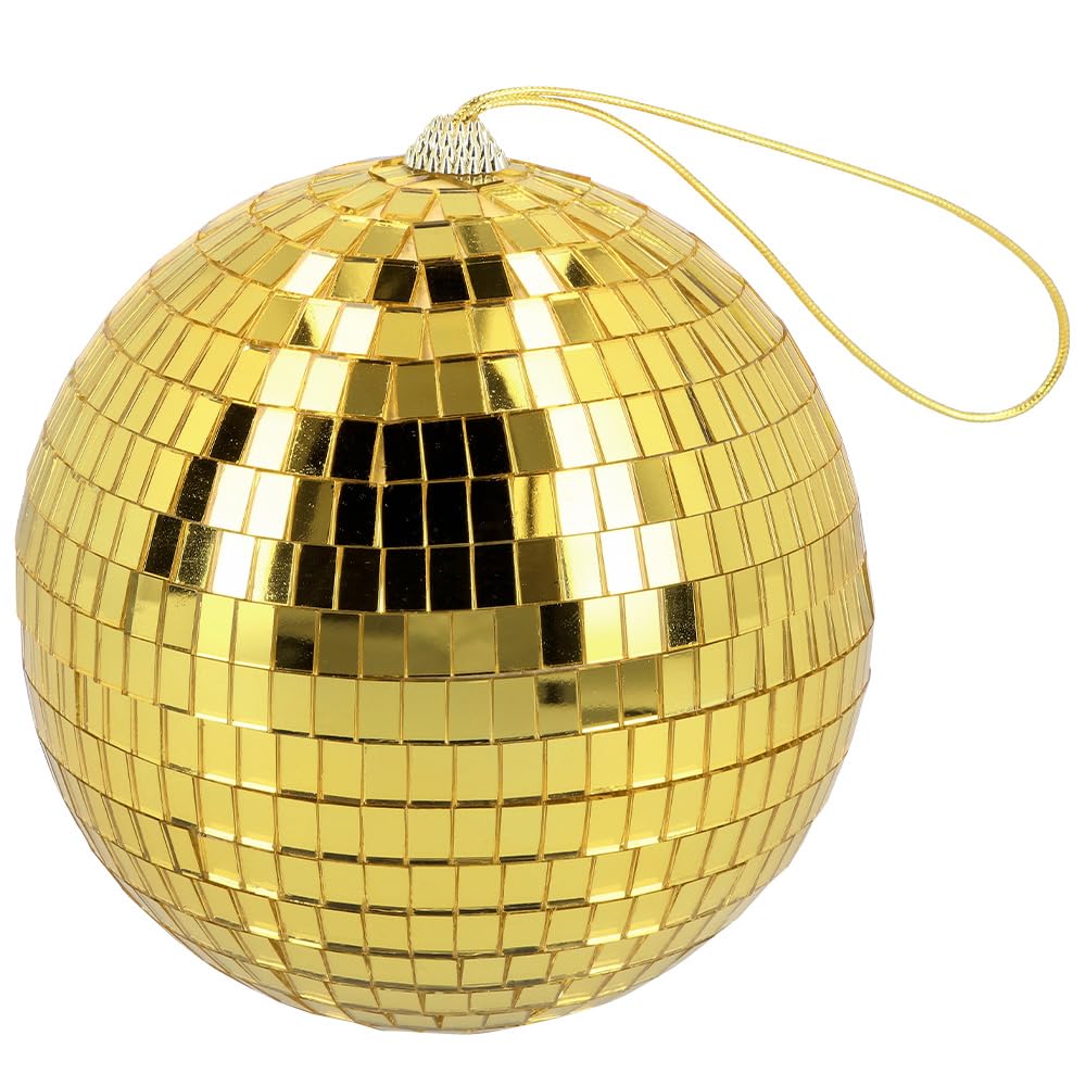 Boland - Glänzende Discokugel, Durchmesser ca. 15 cm, Disco Fever, Hängedeko, Dekoration für Party o