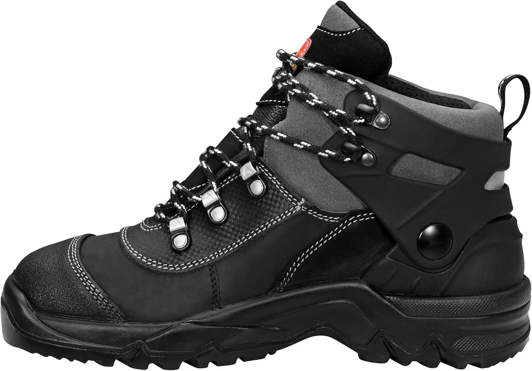 ELTEN Sicherheitsschuhe DINO black S3, Herren, Umknickschutz, leicht, schwarz, Stahlkappe - Grösse 4