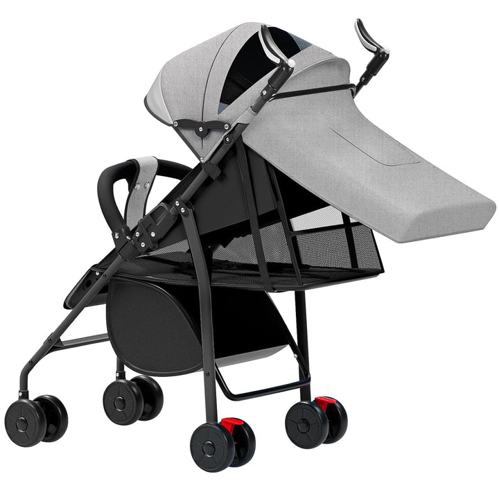 Ingenious Kompakter Buggy, mit Liegeposition, ab Geburt bis 4 Jahre (bis 25 kg), sitzend oder liegen