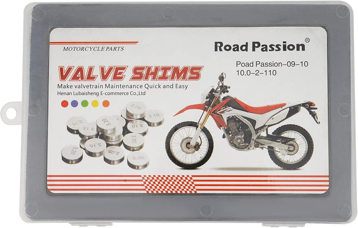 Road Passion 10.0mm Ventil Shim Ventileinstellplättchen Kit 1.875mm-3.200mm 2x55 pcs für 690 2008-20