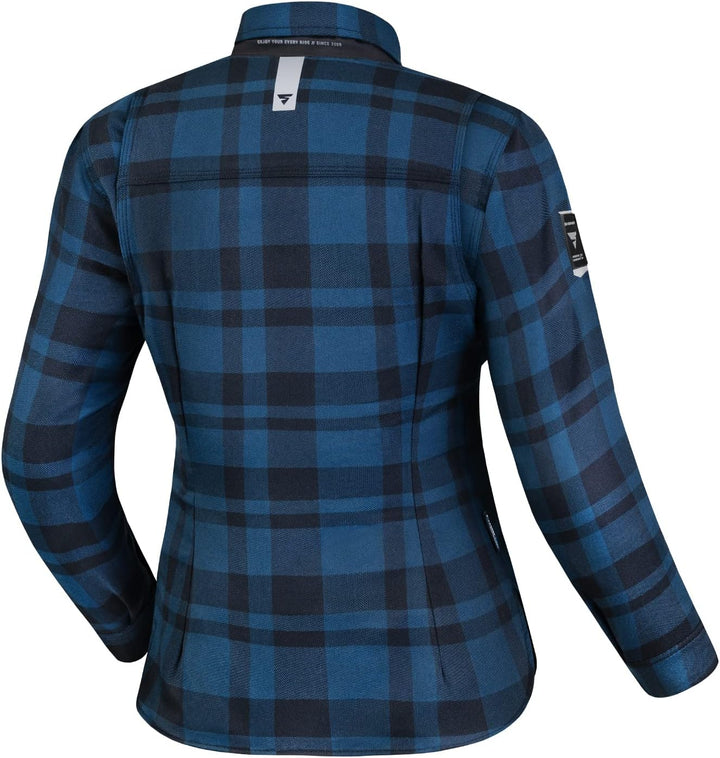 SHIMA RENEGADE Motorradhemden Herren und Damen - Motorrad Kariertes Hemd mit Protektoren Jacke Flane
