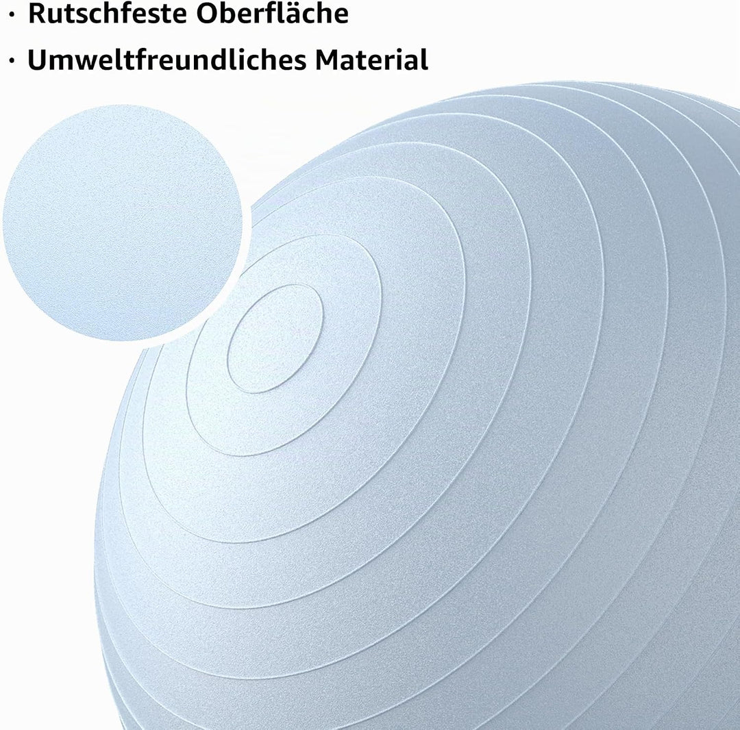 PROIRON Gymnastikball Pezziball Sitzball Trainingsball Fitnessball &amp; Balance für Core-Training mit P