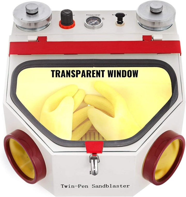 220V Sandstrahler, 50W Dental-Sandstrahlgeräte, Sandstrahlgeräte mit zwei Stiften und LED-Lichtleist