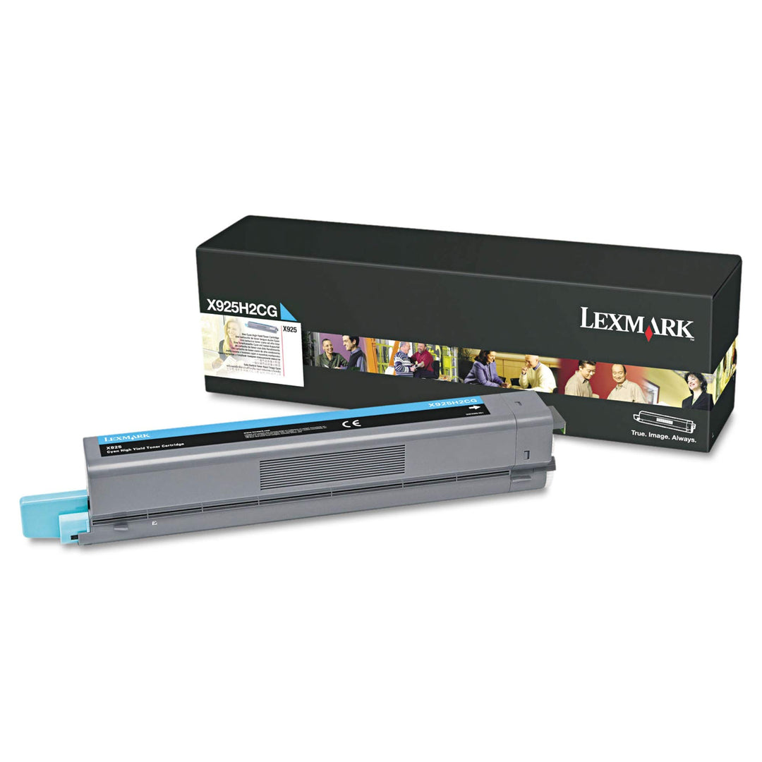 Lexmark X925H2CG X925 Tonerkartusche Hohekapazität 7.500 Seiten 1er-Pack, cyan, Cyan