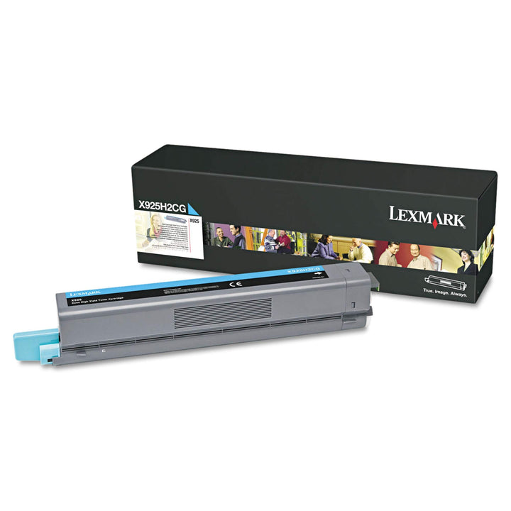 Lexmark X925H2CG X925 Tonerkartusche Hohekapazität 7.500 Seiten 1er-Pack, cyan, Cyan
