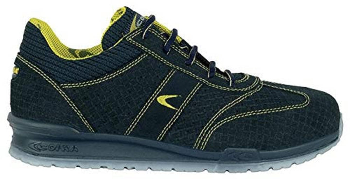 Cofra 78410-001.W42 SIVORI S1 P SRC Sicherheitsschuhe, Blau/Gelb, Grösse 42 42 EU, 42 EU