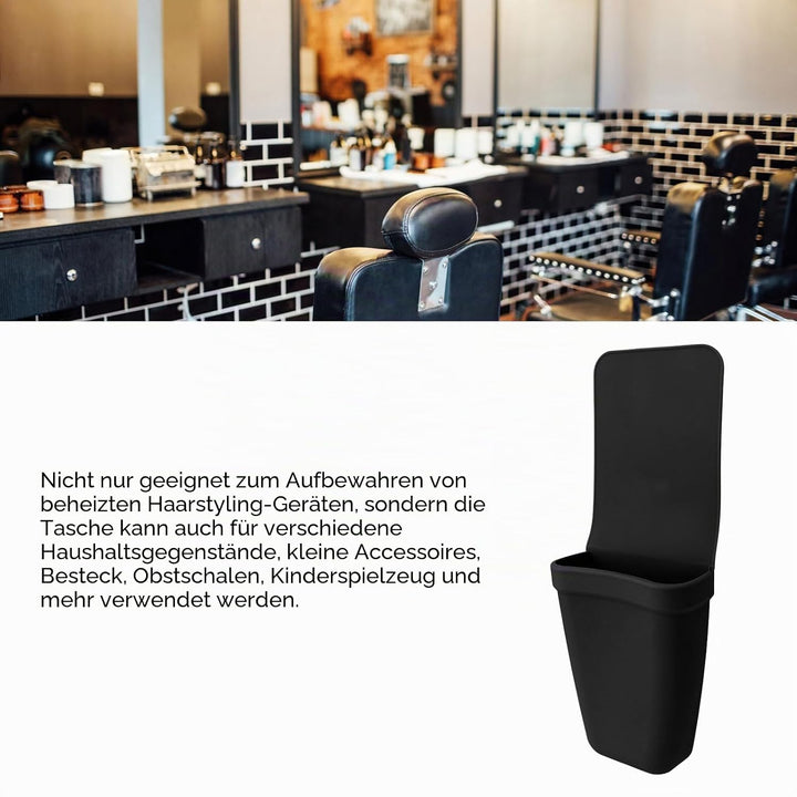 YUYTE Hitzebeständiger Silikon Mattenbeutel, Hitzebeständige Silikontasche Zum Schutz des Haarglätte