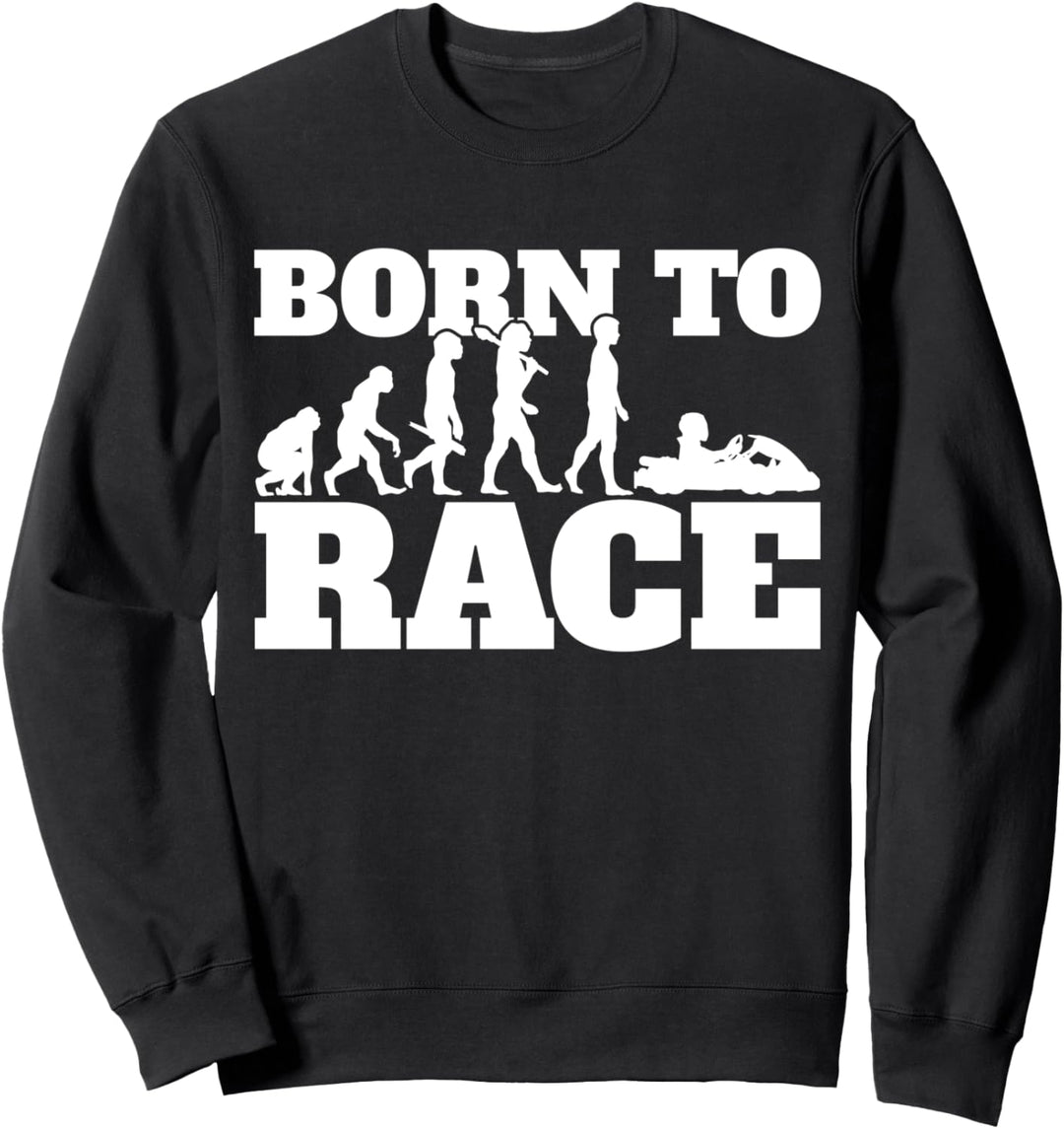 Kart Kartfahrer Rennfahrer Gokart Kartsport Rennkart Sweatshirt