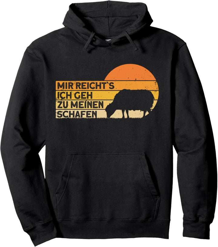 Schafmotiv Bauer Landwirt Schäfer Hirte Schaf Pullover Hoodie