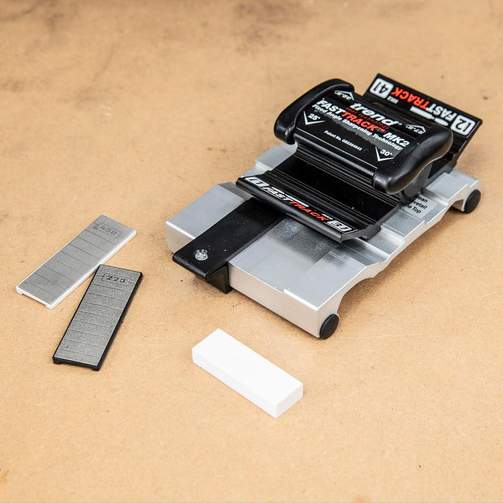Trend Fast Track MK2 Schärfer, Ideal für alle Meissel und Hobeleisen von 3 mm bis 65 mm Breite, Diam