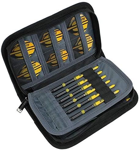 WINMAU Urban-Pro Dart Case - Schwarz, Schwarz