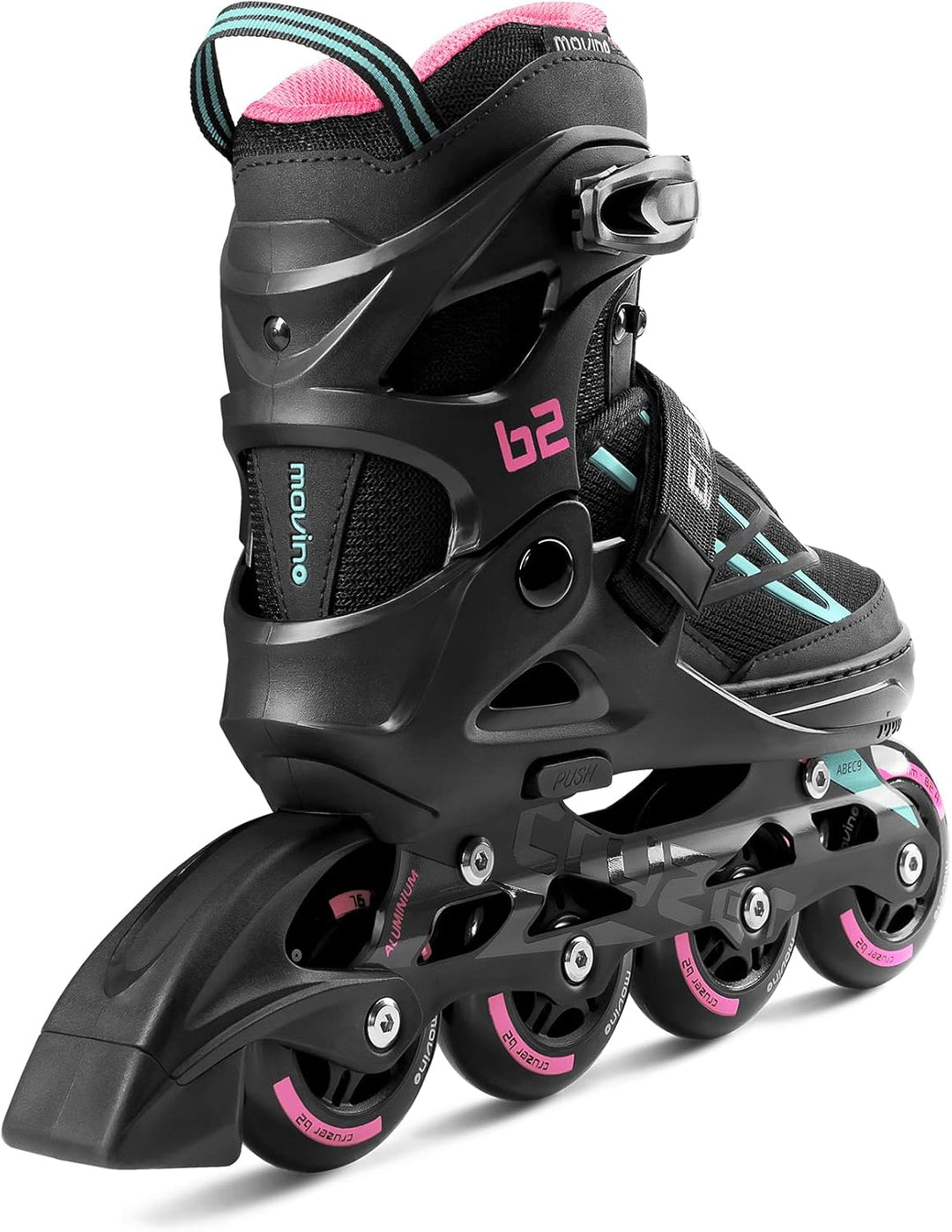 Movino Inline Skates | Cruzer B2/B3/Two | Verstellbare Rollschuhe | Damen Mädchen Jungen Inliner | I