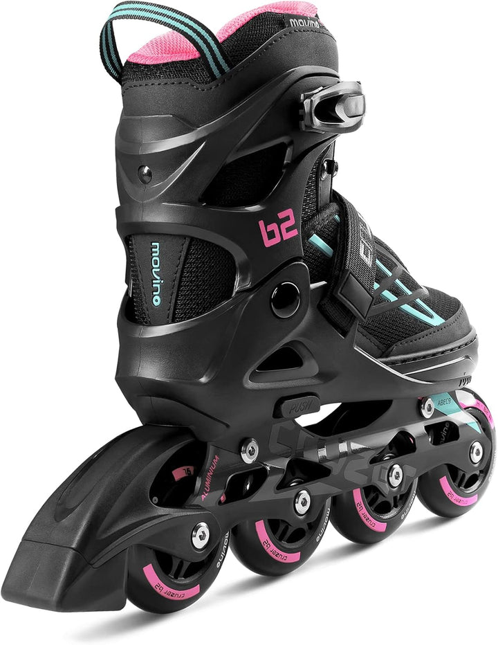 Movino Inline Skates | Cruzer B2/B3/Two | Verstellbare Rollschuhe | Damen Mädchen Jungen Inliner | I