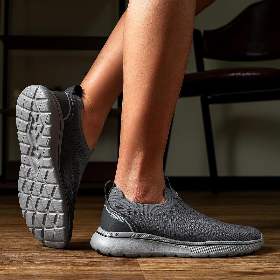 Sneaker Herren Ohne Schnuersenkel Slip-on Schuhe Mesh Atmungsaktiv Leicht Laufschuhe Sportschuhe Beq