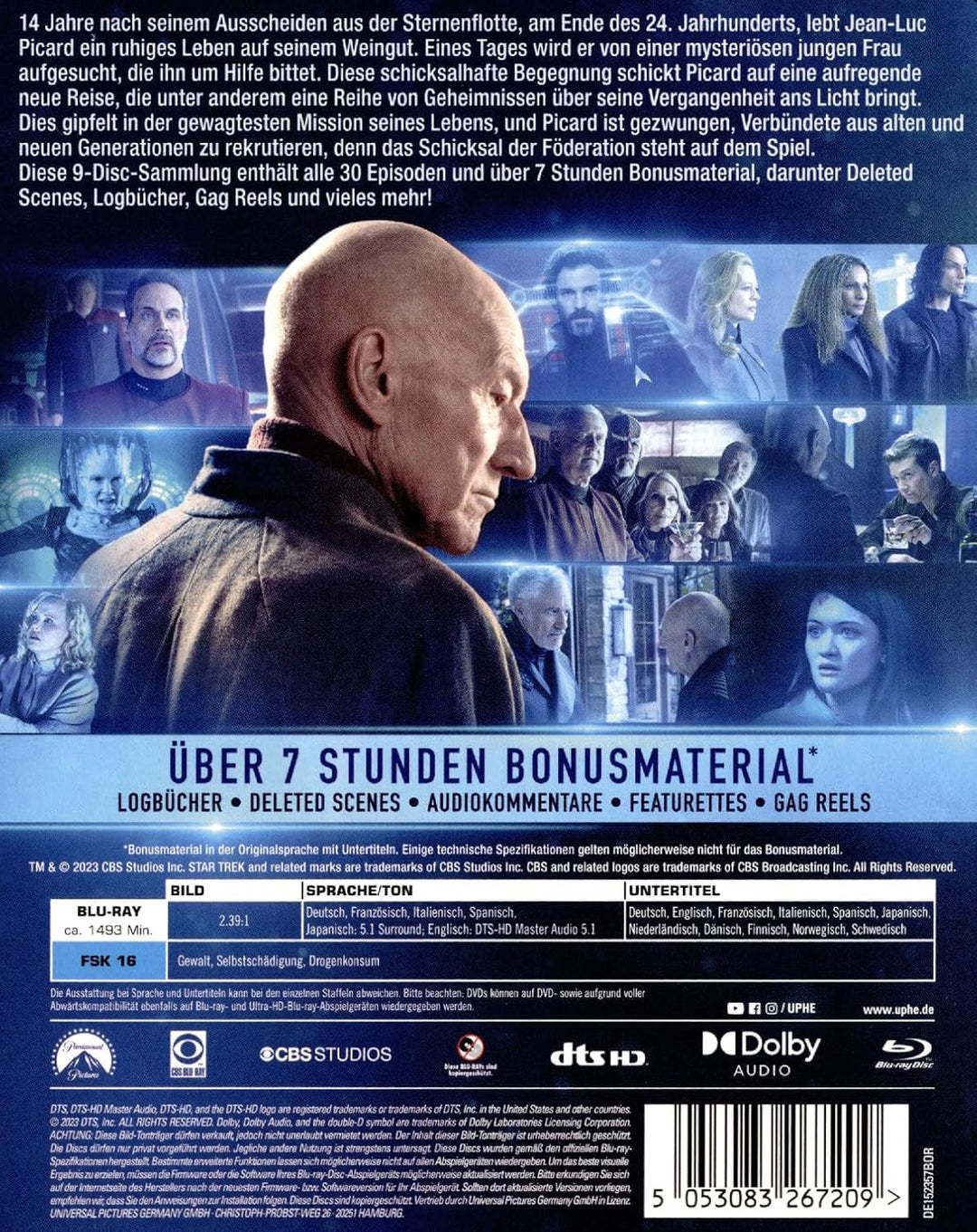 Star Trek: Picard - Die komplette Serie [9 Blu-rays], Blu-ray