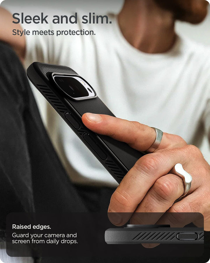 Spigen Rugged Armor MagFit Hülle für Google Pixel 10 Pro XL, Kompatibel Mit Pixelsnap und MagSafe [2
