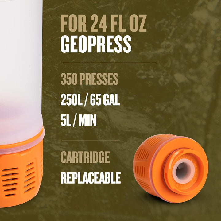 GRAYL Geopress Purifier Ersatzfilter Orange, Orange