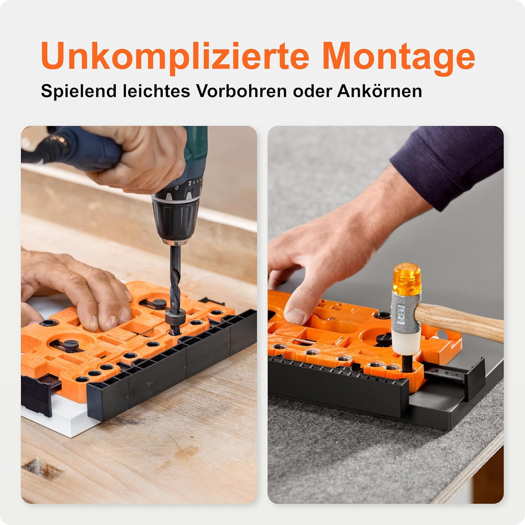 BLUM Universal-Bohrlehre ZML.0040.02, Kunststoff/Stahl