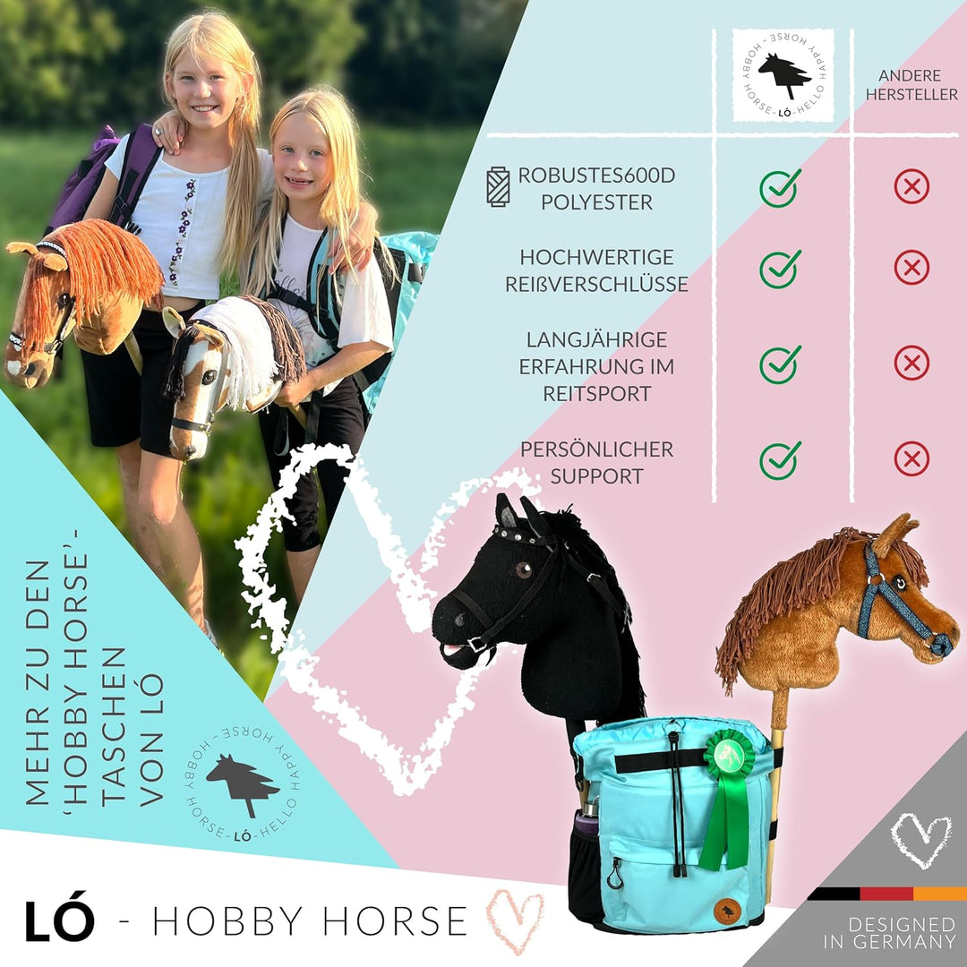 Driver13 LÓ Hobbyhorse Steckenpferd Rucksack aruba-blue-hell, Aruba-blue