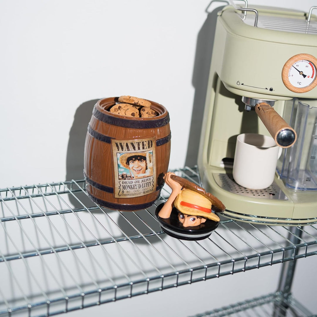 Grupo Erik Keksdose Keramik One Piece Manga - Aufbewahrungsbox mit Deckel Keksglas Gross 15 x 24 x 1