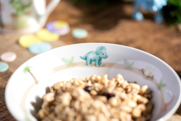 LEONARDO HOME Bambini Avventura Kinder Geschirr-Set 3-teilig - Kinder-Geschirr aus Porzellan - Spülm