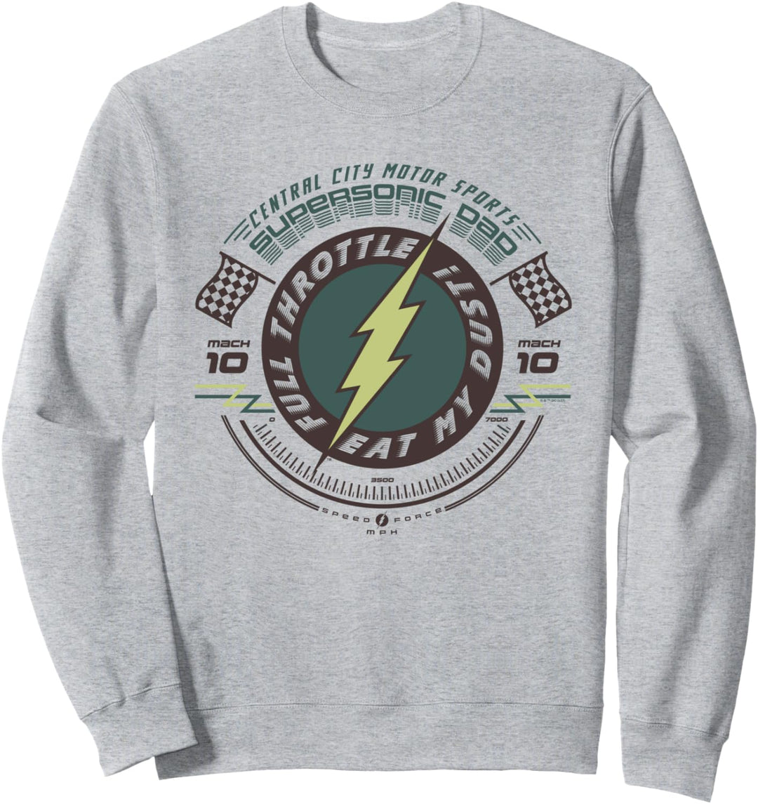 JUSTICE LEAGUE Father’s Day THE FLASH Supersonic Dad Sweatshirt