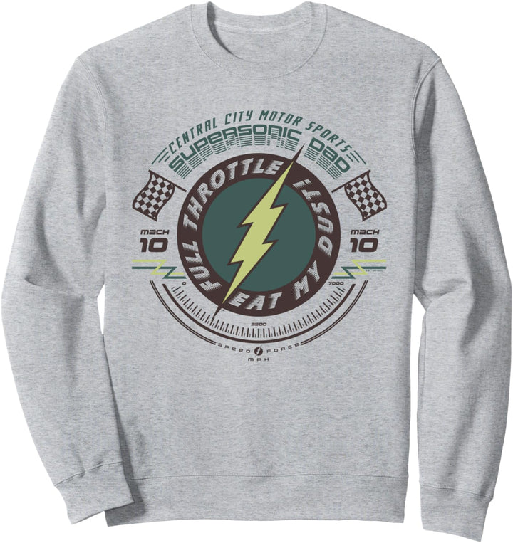JUSTICE LEAGUE Father’s Day THE FLASH Supersonic Dad Sweatshirt