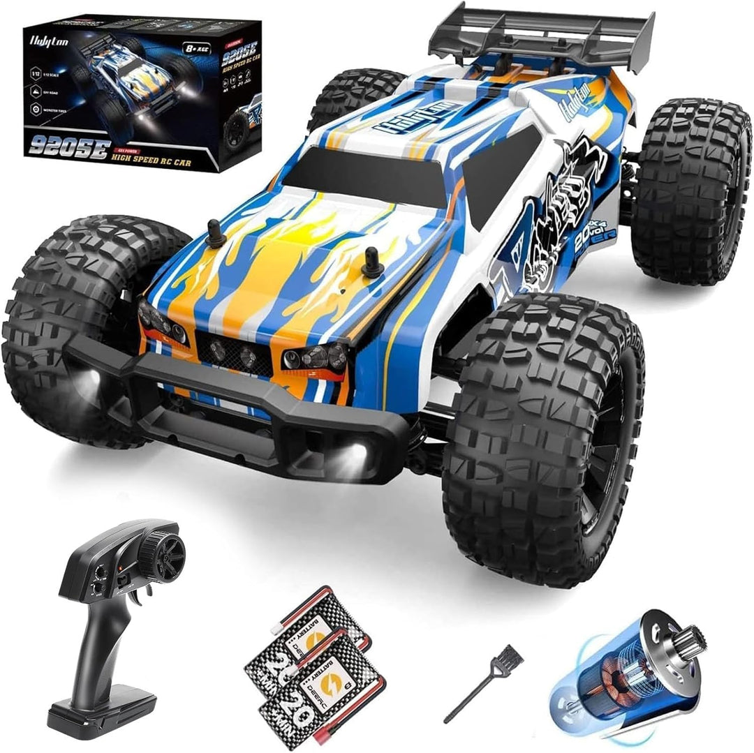 DEERC 9205E RC Ferngesteuertes Auto mit 48 km/h High Speed, 4WD 1:10 RC CAR Off-Road 2.4GHz Funkfern