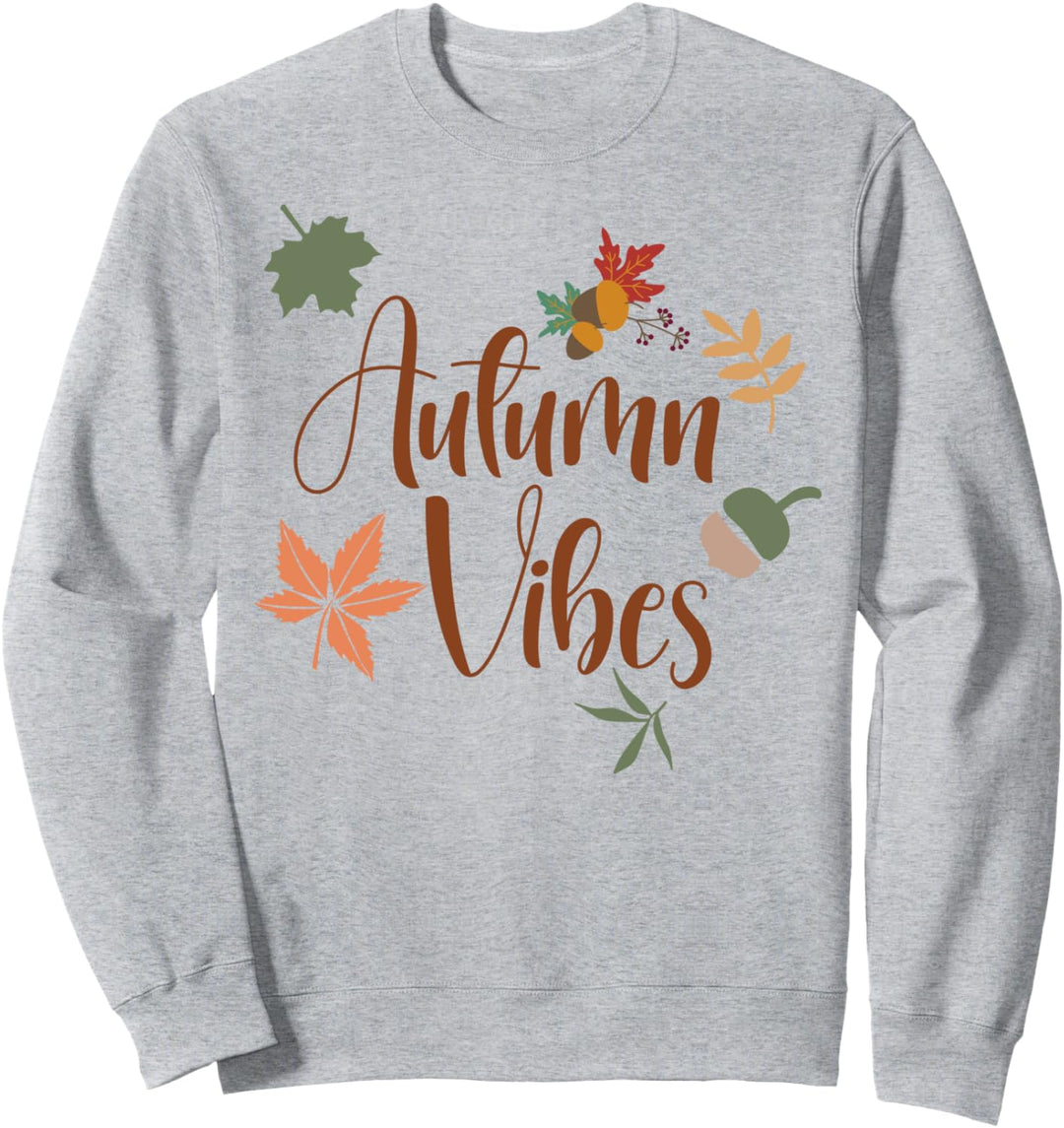 Fall Leaves Autumn Vibes Graphic Damen Sweatshirt