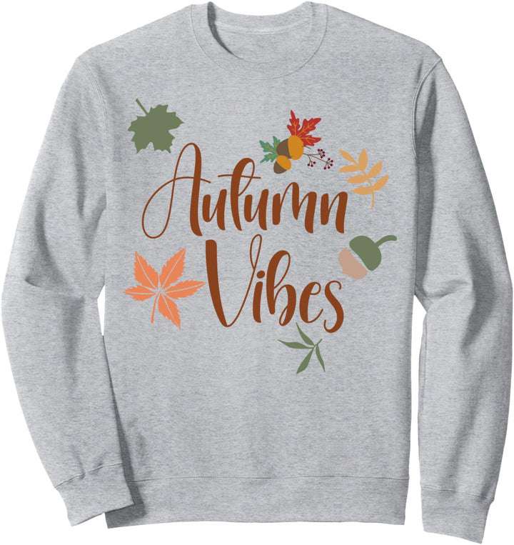 Fall Leaves Autumn Vibes Graphic Damen Sweatshirt