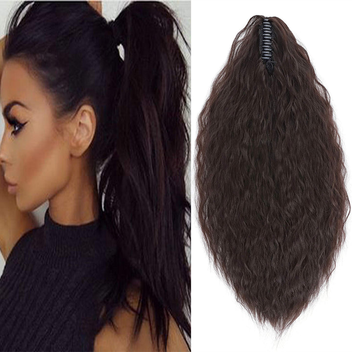 SEGO Ponytail Extension Pferdeschwanz Zopf Corn Wavy Haarteil Haarverlängerung Hair Piece Haar mit K