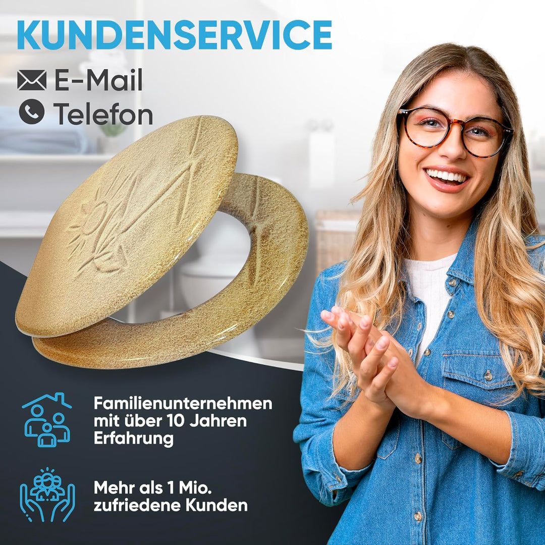 Sanilo WC Sitz mit Absenkautomatik, viele neue Toilettendeckel zur Auswahl, hochwertige Oberfläche,
