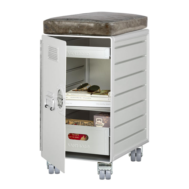 Hocker Schubladenschrank, Rollcontainer, Metallschrank, Büroschrank, Industrial Möbel, Aktenschrank